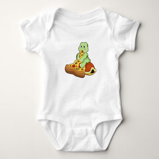 Turtle with Pizza T Shirt (Framsida)