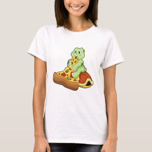 Turtle with Pizza T Shirt