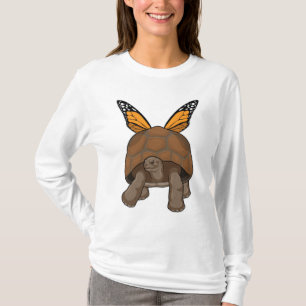 Turtle with Rainbow Färg T Shirt
