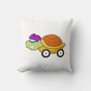 Turtle with Snäcka as Car Kudde