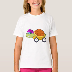 Turtle with Snäcka as Car T Shirt
