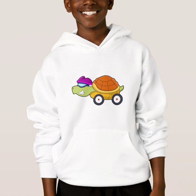 Turtle with Snäcka as Car T Shirt (Framsida)
