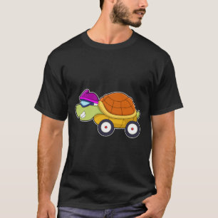 Turtle with Snäcka as Car T Shirt