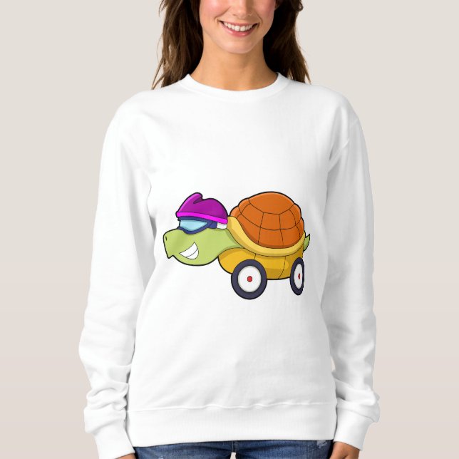 Turtle with Snäcka as Car T Shirt (Framsida)