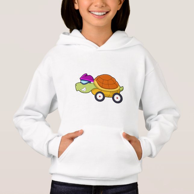 Turtle with Snäcka as Car T Shirt (Framsida)
