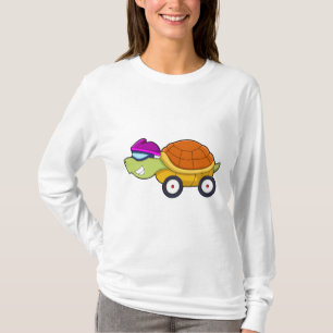 Turtle with Snäcka as Car T Shirt