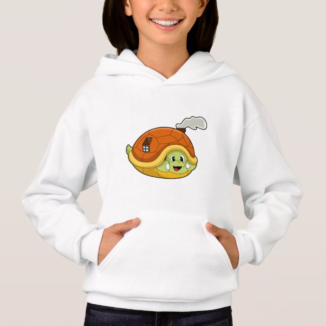 Turtle with Snäcka as House T Shirt (Framsida)