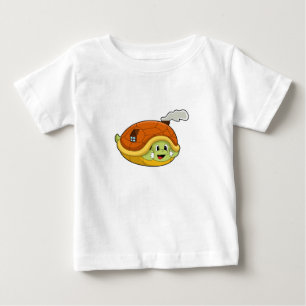 Turtle with Snäcka as House T Shirt
