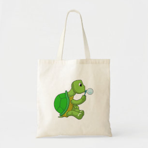 Turtle with Soap bubbles Tygkasse