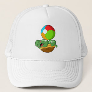 Turtle with Vatten polo Keps