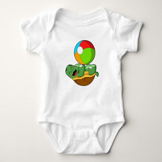 Turtle with Vatten polo T Shirt (Framsida)