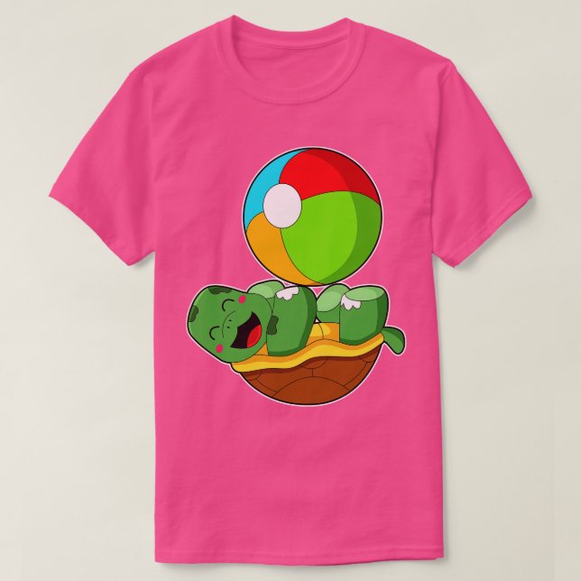 Turtle with Vatten polo T Shirt (Design framsida)