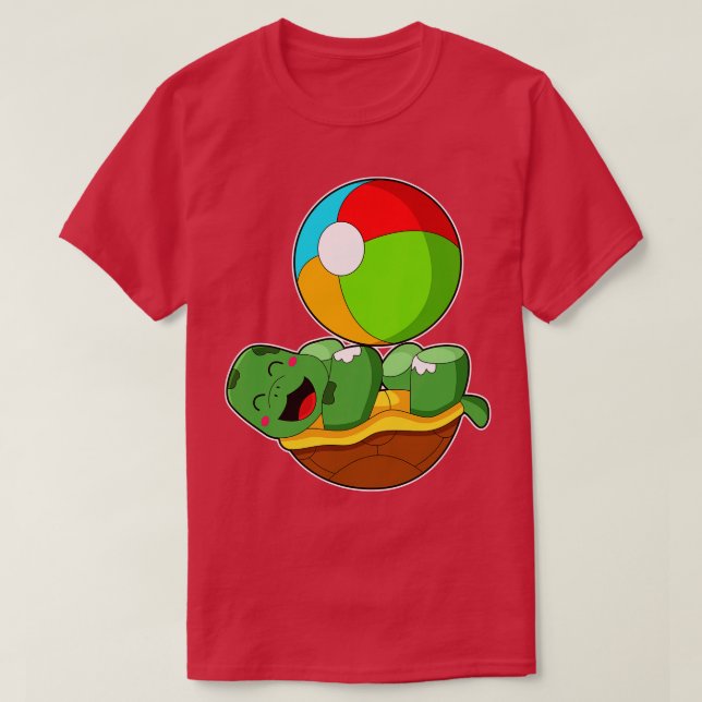 Turtle with Vatten polo T Shirt (Design framsida)