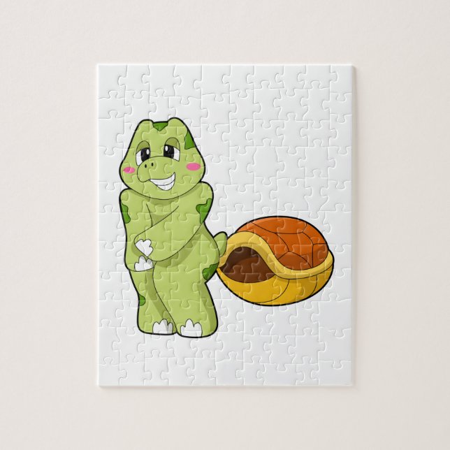 Turtle without Snäcka Shy.PNG Pussel (Vertikal)