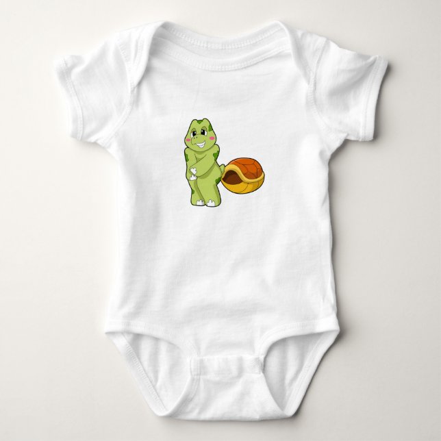 Turtle without Snäcka Shy.PNG T Shirt (Framsida)