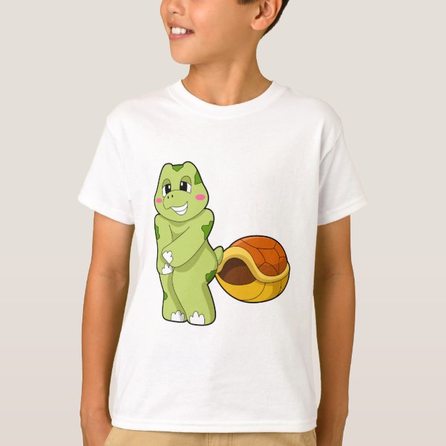 Turtle without Snäcka Shy.PNG T Shirt (Framsida)