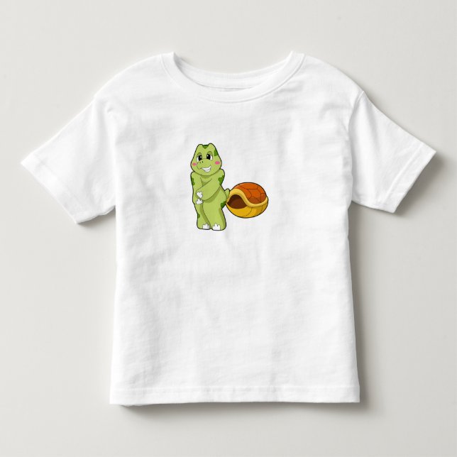 Turtle without Snäcka Shy.PNG T Shirt (Framsida)