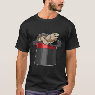 Turtle Wizard Top hat T Shirt
