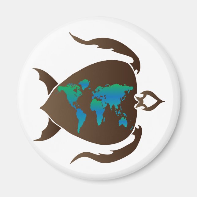 Turtle-world Magnet (Framsidan)