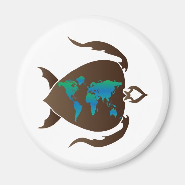 Turtle-world Magnet (Framsidan)