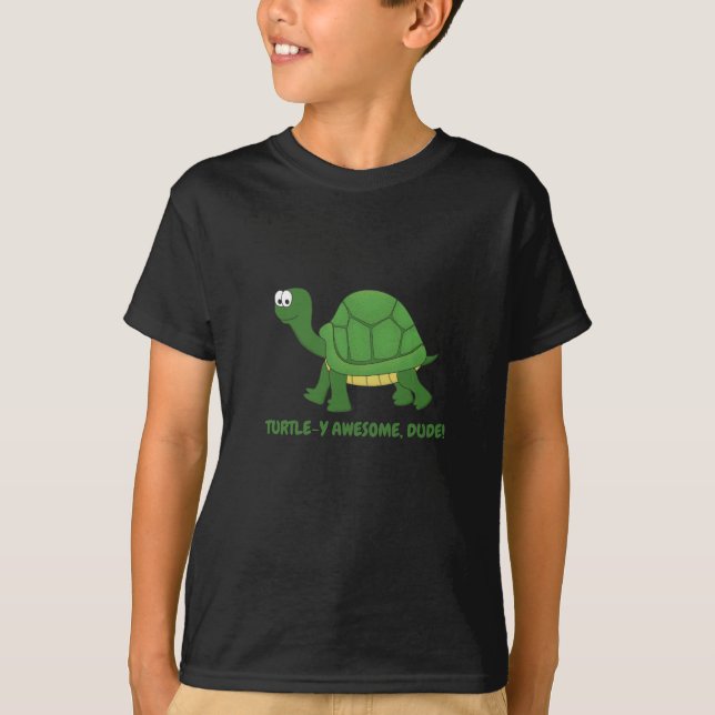 Turtle-y Fantastisk! Turtle T-shirt (Framsida)