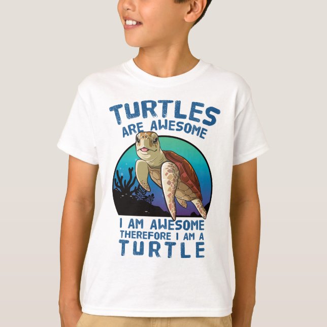 Turtles är Fantastisk. Jag är Fantastisk T Shirt (Framsida)