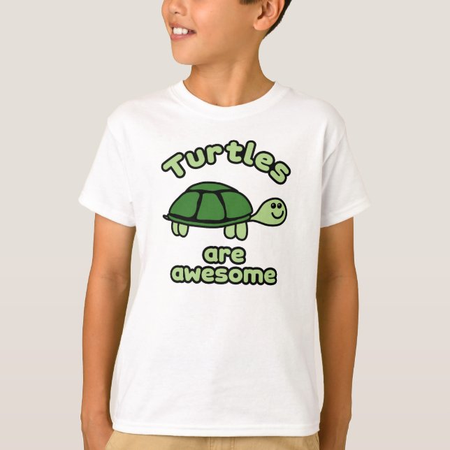 Turtles är Fantastisk T Shirt (Framsida)