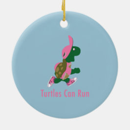 Turtles Can Springa Julgransprydnad Keramik