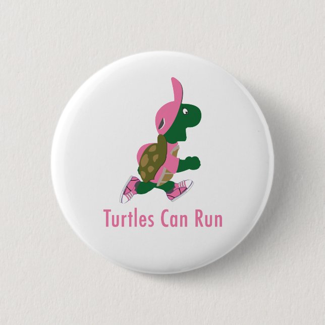 Turtles Can Springa Knapp (Framsida)