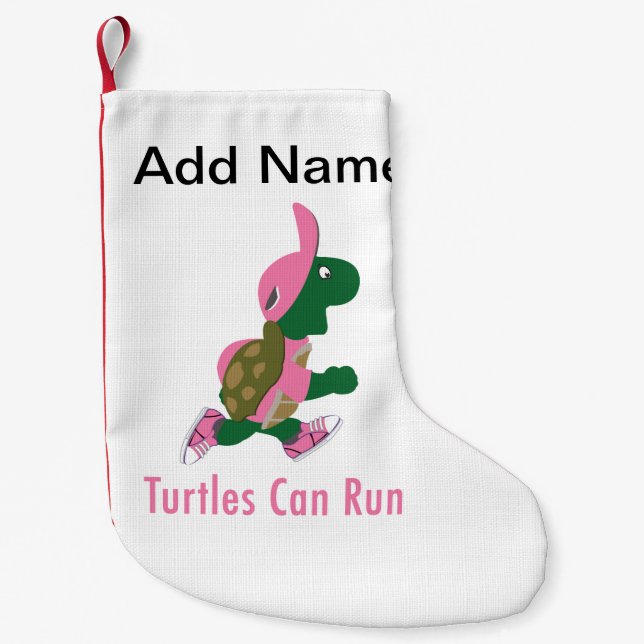 Turtles Can Springa Liten Julstrumpa (Framsidan)