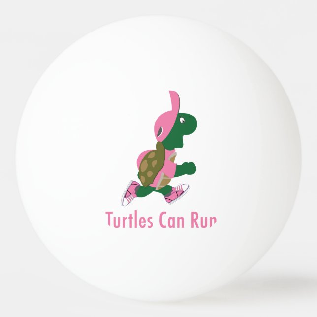 Turtles Can Springa Pingisboll (Framsidan)