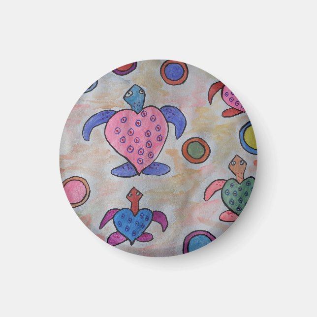 Turtles & Circles Magnet (Framsidan)