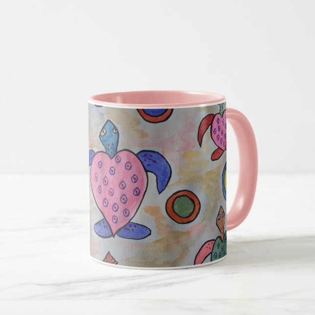 Turtles & Circles Mugg (Framsida höger)