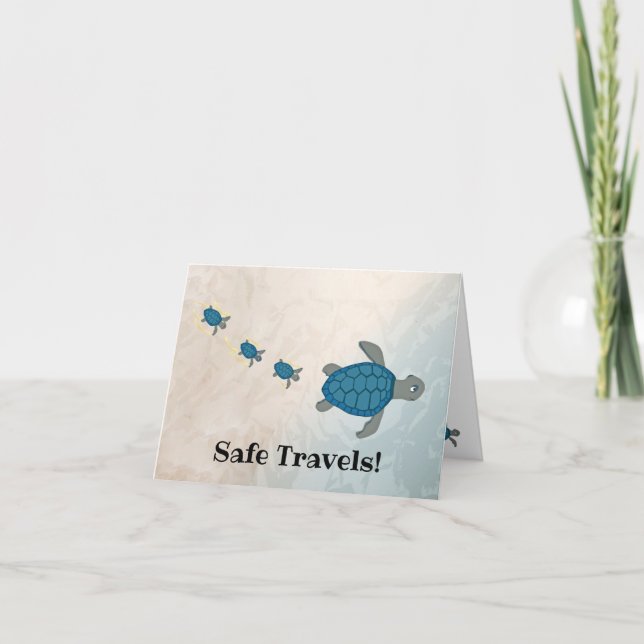 Turtles design tack kort (Framsida)