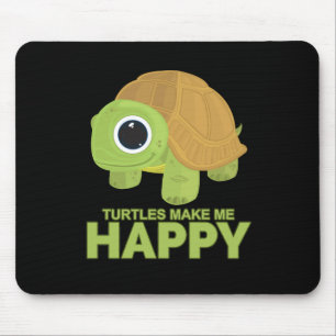 Turtles gör mig Lycklig Musmatta