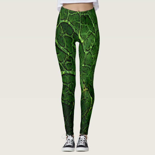 Turtles hela vägen ner - baljor leggings (Framsida)