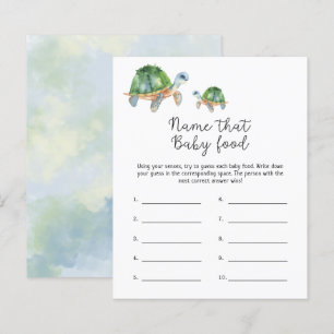 Turtles Namn den baby matduschspelet