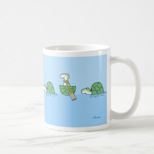 TURTLES PADDLING mugg av Sandra Boynton