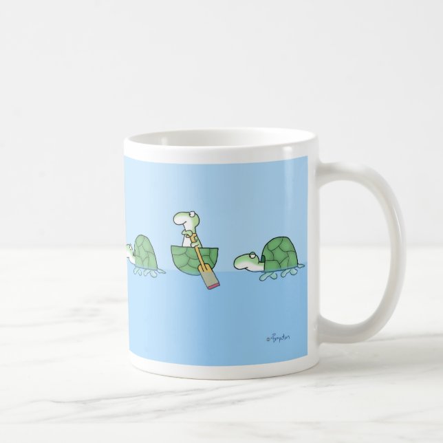 TURTLES PADDLING mugg av Sandra Boynton (Höger)