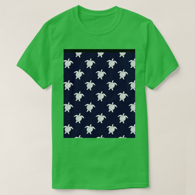 Turtles Pattern Graphic T Shirt (Design framsida)