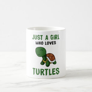 Turtles Sea Turtle Älskare Cute Animal Sjöliv Gift Kaffemugg