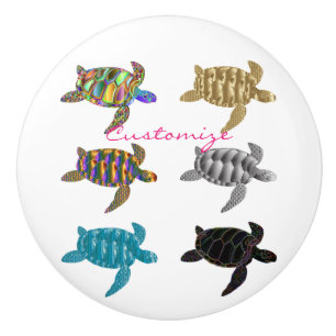 Turtles Thunder_Cove, flera färg Knopp