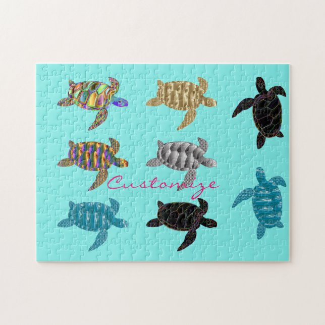 Turtles Thunder_Cove, flera färg Pussel (Horisontell)