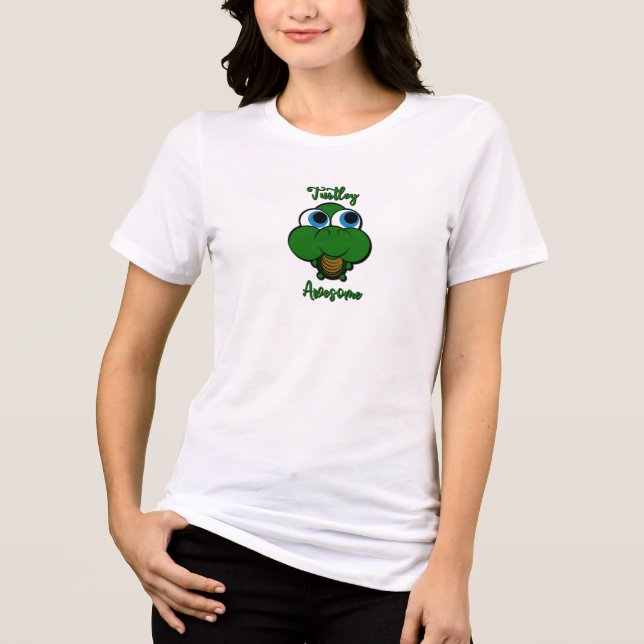 "Turtley Awesome" Shirt T Shirt (Framsida)