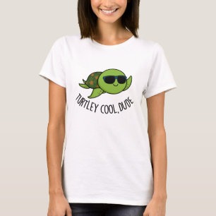 Turtley Coola Boy Funny Turtle Pun T Shirt