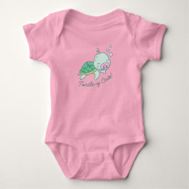 Turtley Cute Sea Turtle Shower Kawaii Rosa Girl Gi T Shirt
