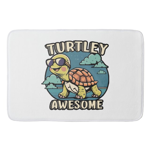 Turtley fantastisk  badrumsmatta (Framsidan)