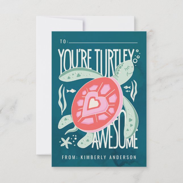 Turtley Fantastisk Card (Framsida)