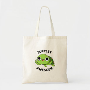 Turtley Fantastisk Funny Turtle Pun Tygkasse