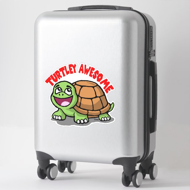 Turtley Fantastisk Klistermärken (Resväska)